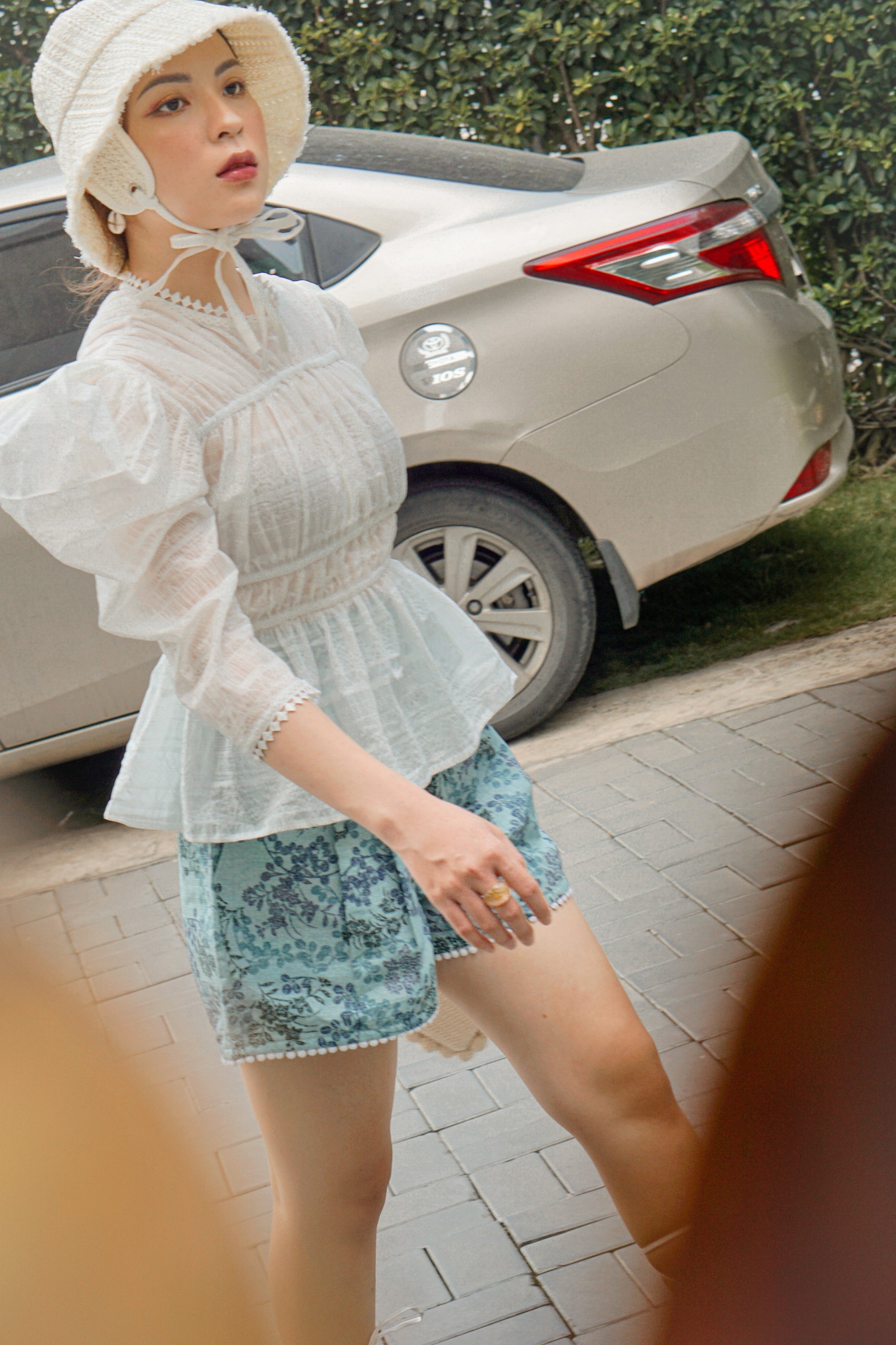 Áo kiểu CLOUDY SHIRT thiết kế rút nhún