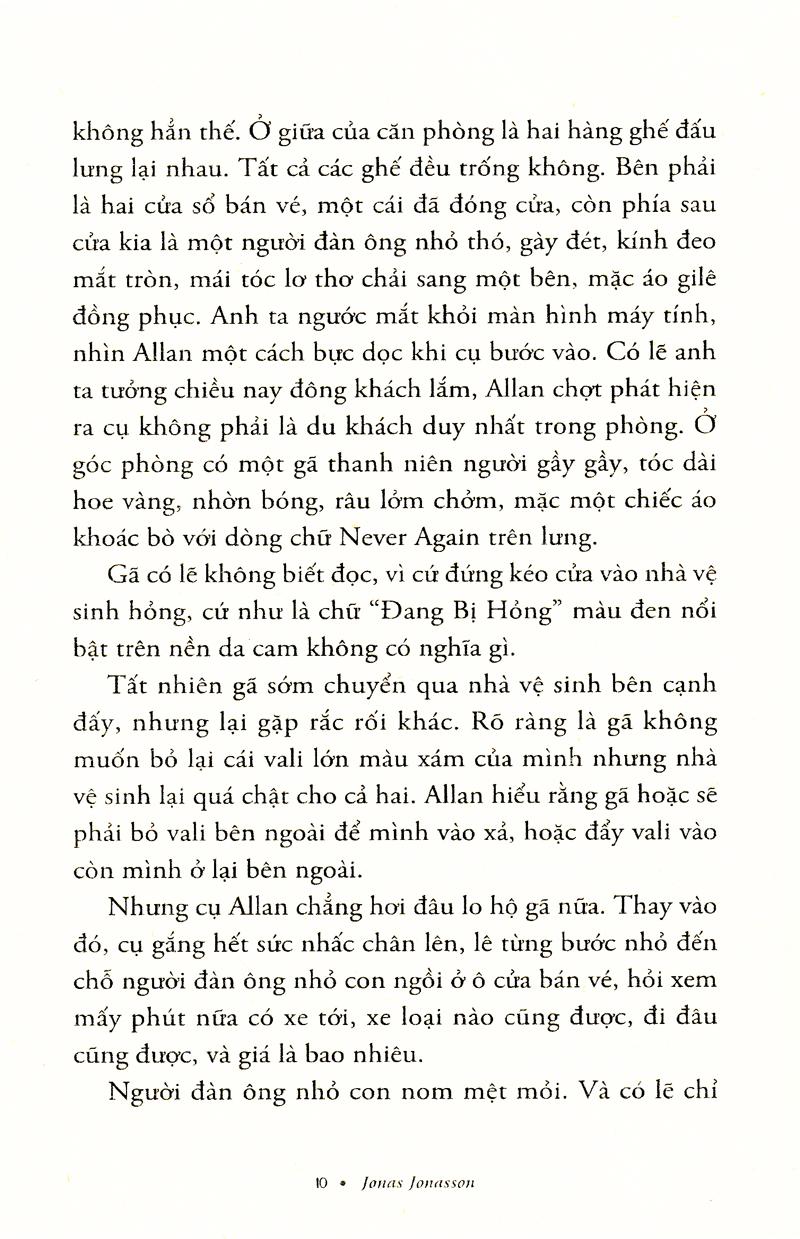 Ông Trăm Tuổi Trèo Qua Cửa Số Và Biến Mất