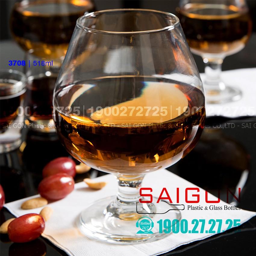 Ly Thủy Tinh Embassy Brandy 340ml | 518ml | Thủy Tinh Cao Cấp , Tùy Chọn Dung Tích