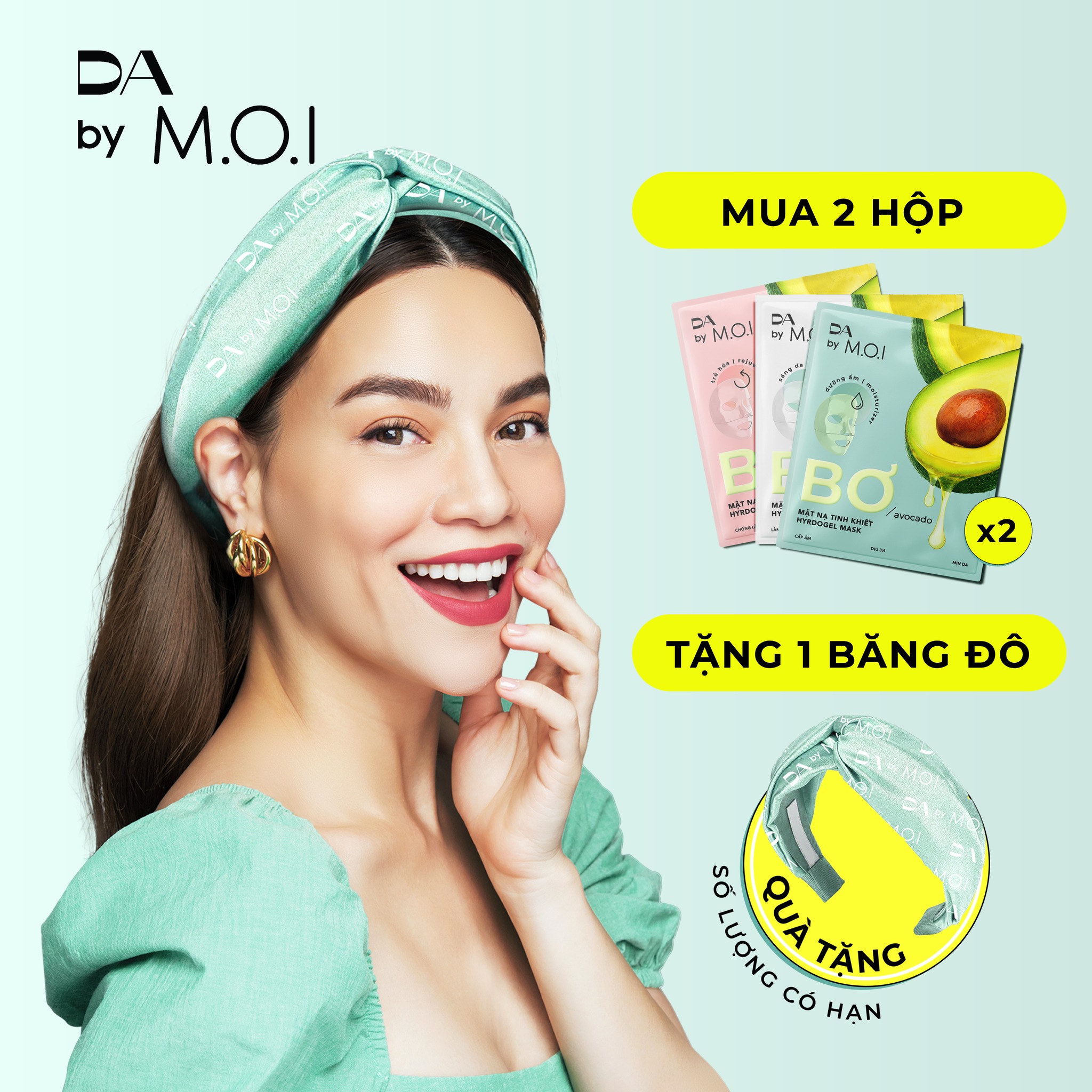 Mặt nạ Bơ tinh khiết DA by MOI Cosmetics dưỡng ẩm - sáng da - trẻ hoá 10g