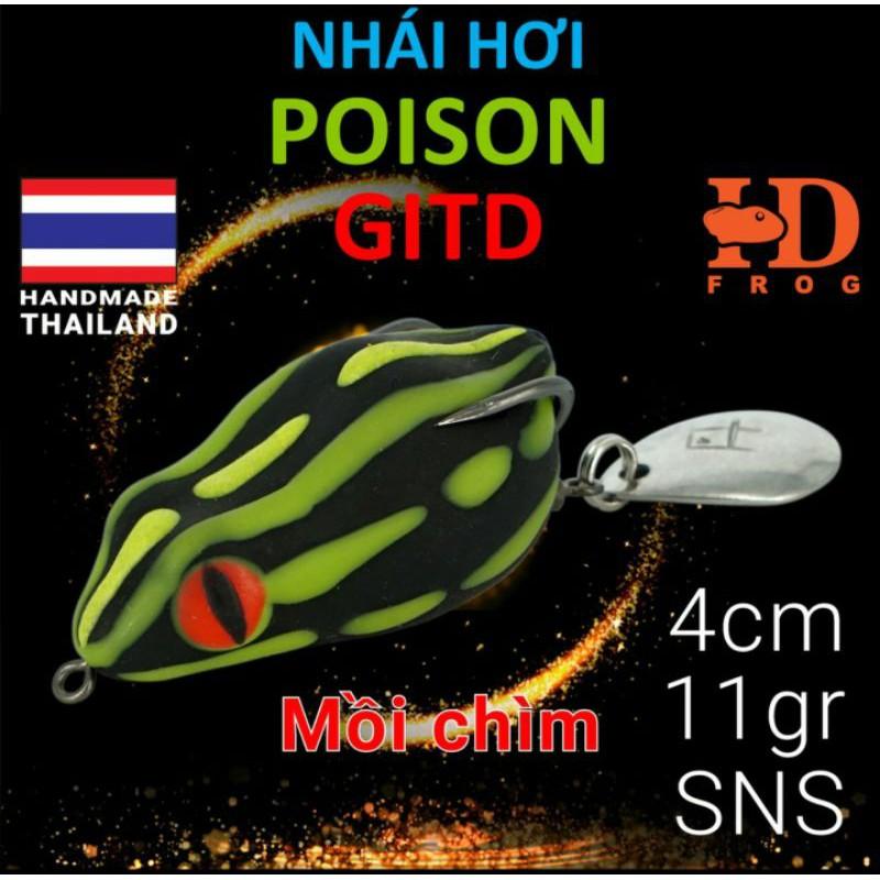 MỒI chìm : nhái hơi HVA , Poison GITD , F35 , F45S