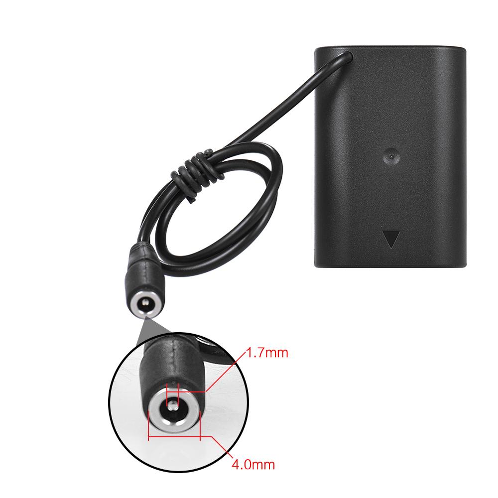 Bộ nối pin giả Andoer DMW-DCC12 Đầu nối bộ ghép nối DC cho máy ảnh Panasonic DMC-GH3 DMC-GH4