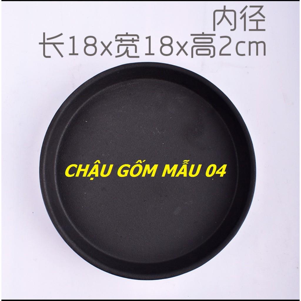 Chậu gốm set Tiểu cảnh ( Mẫu 02) - Set bán cạn - - Đá thấm thủy set rêu - Cấy rêu - Trang trí non bộ - Tiểu cảnh