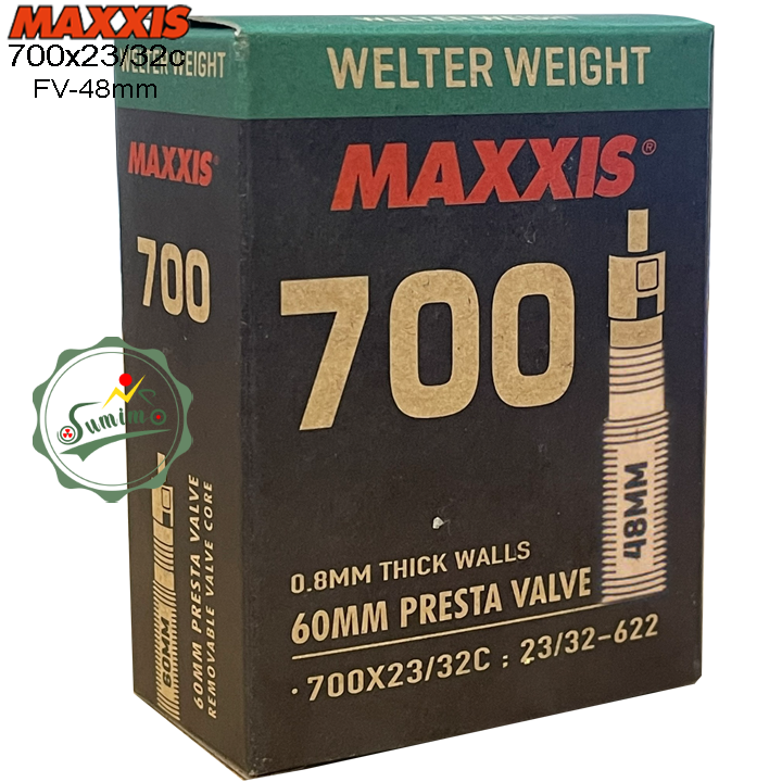 Ruột MAXXIS Welter Weight 700x23-32c Presta Valve - Van nhỏ 48mm