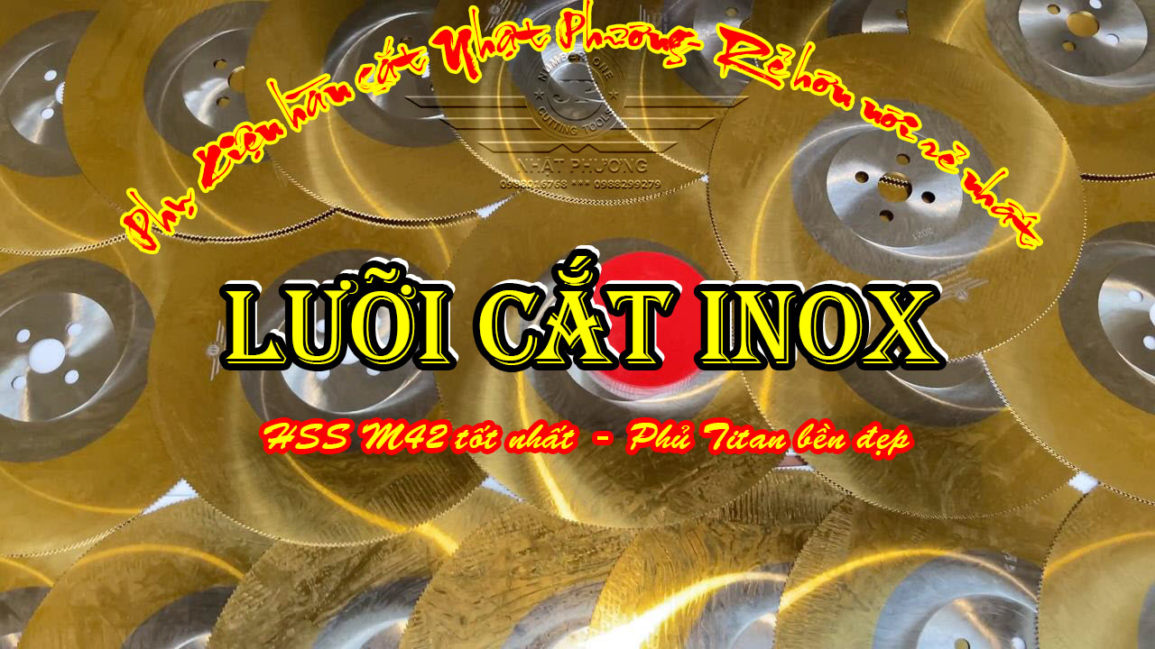 Lưỡi Cắt Inox Máy Cắt Kỹ Thuật V275 Phủ Titan, Lưỡi Cắt Không Ba Via HSS