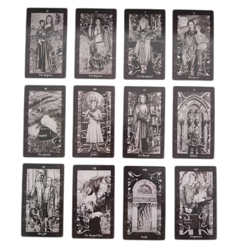 [Size Gốc] Bộ Bài Hp Tarot - The Magus 78 Lá Bài 7x12 Cm Tặng Đá Thanh Tẩy