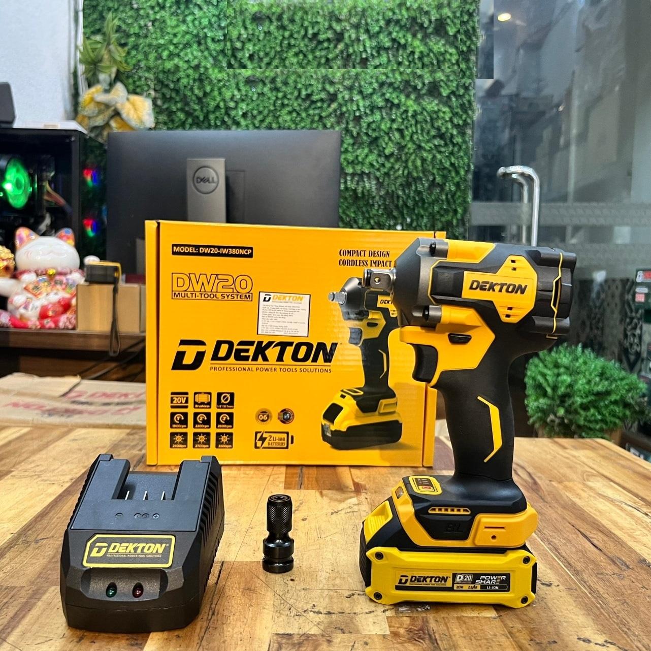 MÁY SIẾT BULONG 380N.M DEKTON DW20-IW380NCP - HÀNG CHÍNH HÃNG