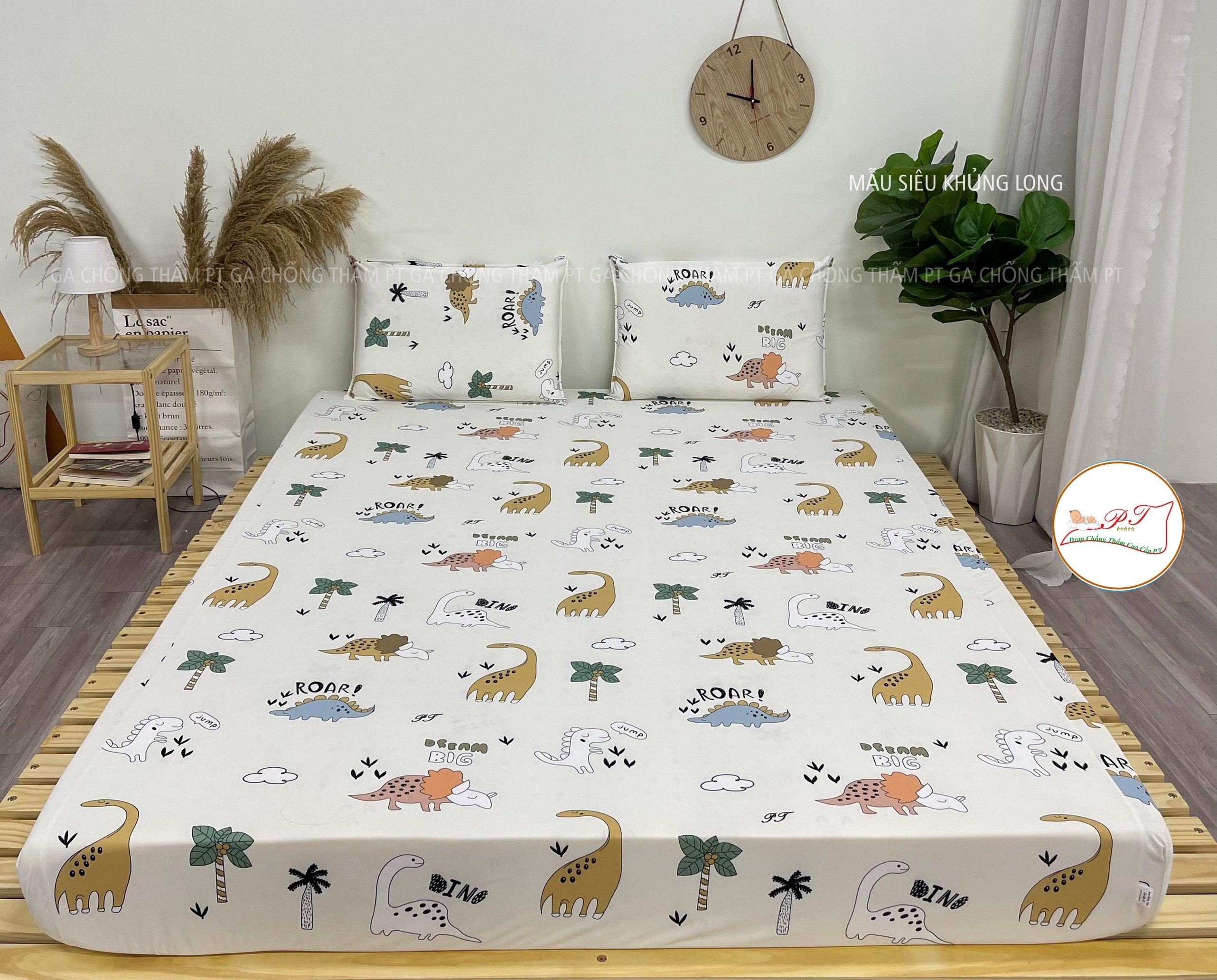 Ga Chống Thấm Cao Cấp PT Mẫu Họa Tiết Siêu Khủng Long