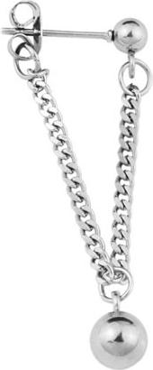 Bông tai unisex tam giác đuôi bi hot hit