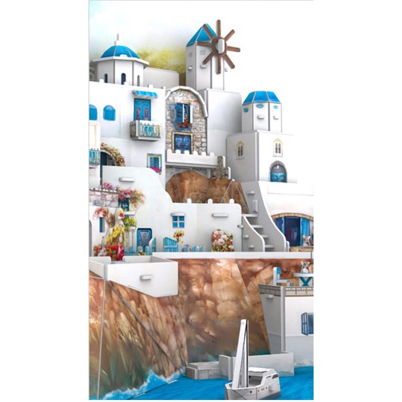 Mô Hình Xếp Hình 3D - Santorini Island (Hy Lap) - MC195h