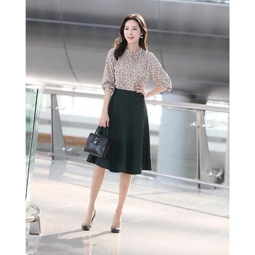 Chân váy xoè dài NHẸ NHÀNG, NỮ TÍNH phong cách Hàn Quốc