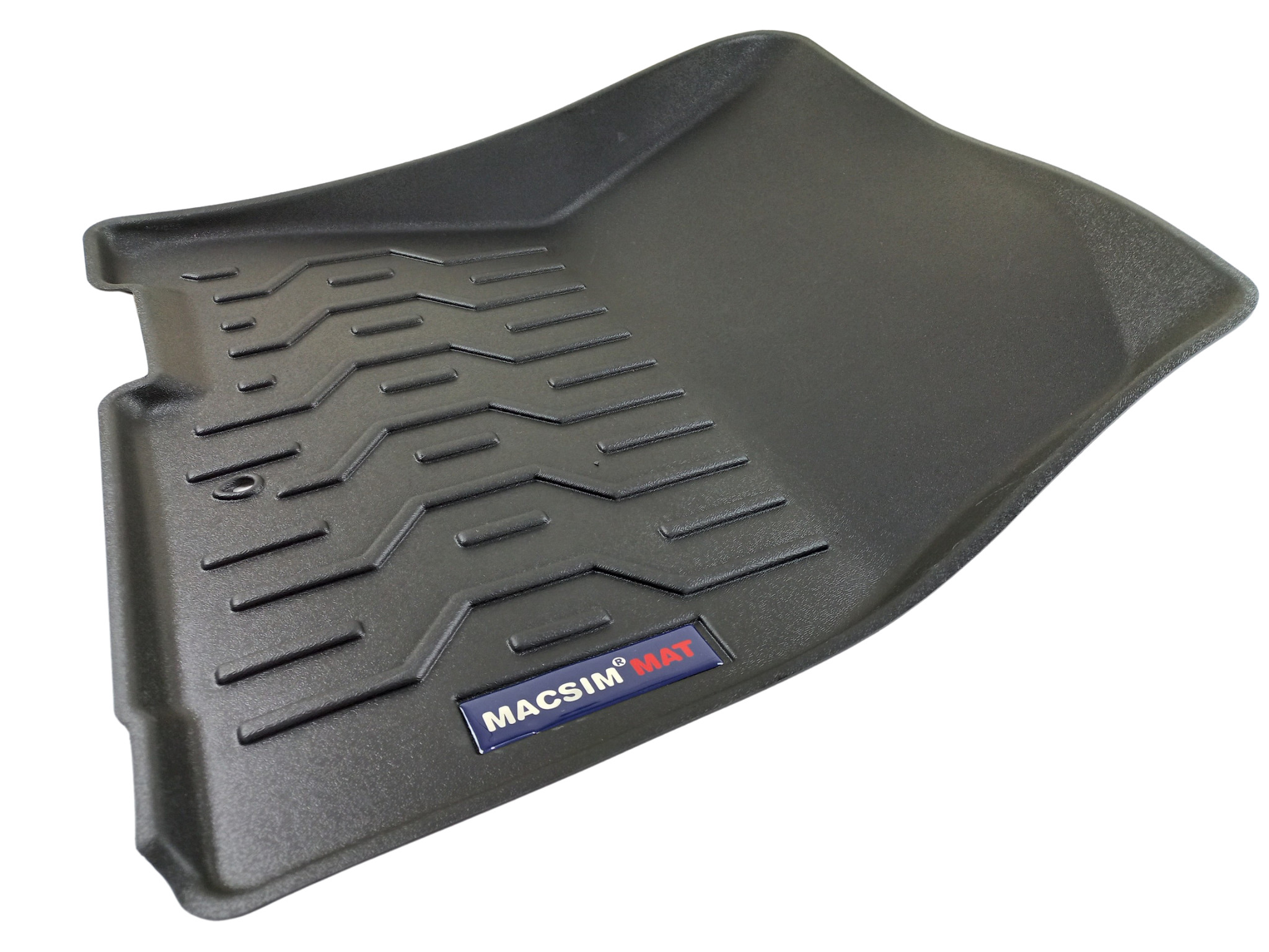 Thảm lót sàn xe ô tô Kia Carnival bản 8 chỗ Nhãn hiệu Macsim chất liệu nhựa TPV cao cấp màu đen