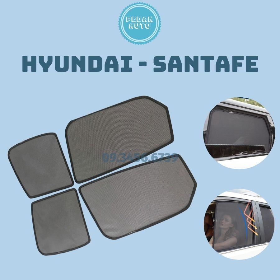 Che Nắng Nam Châm Xe SantaFe đời 2019 2020 2021 2022 Rèm Che Nắng Ô tô Loại 1 Dày Dặn Nam Châm Hút Mạnh, Chuẩn Form Xe