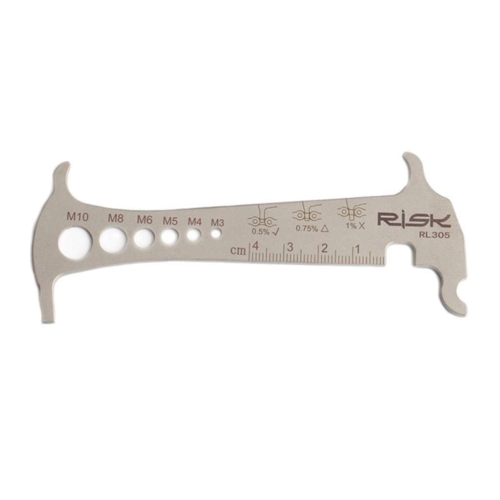 Bike Chain Wear Indicator Gauge Checker Stretched Tool Chain Hook