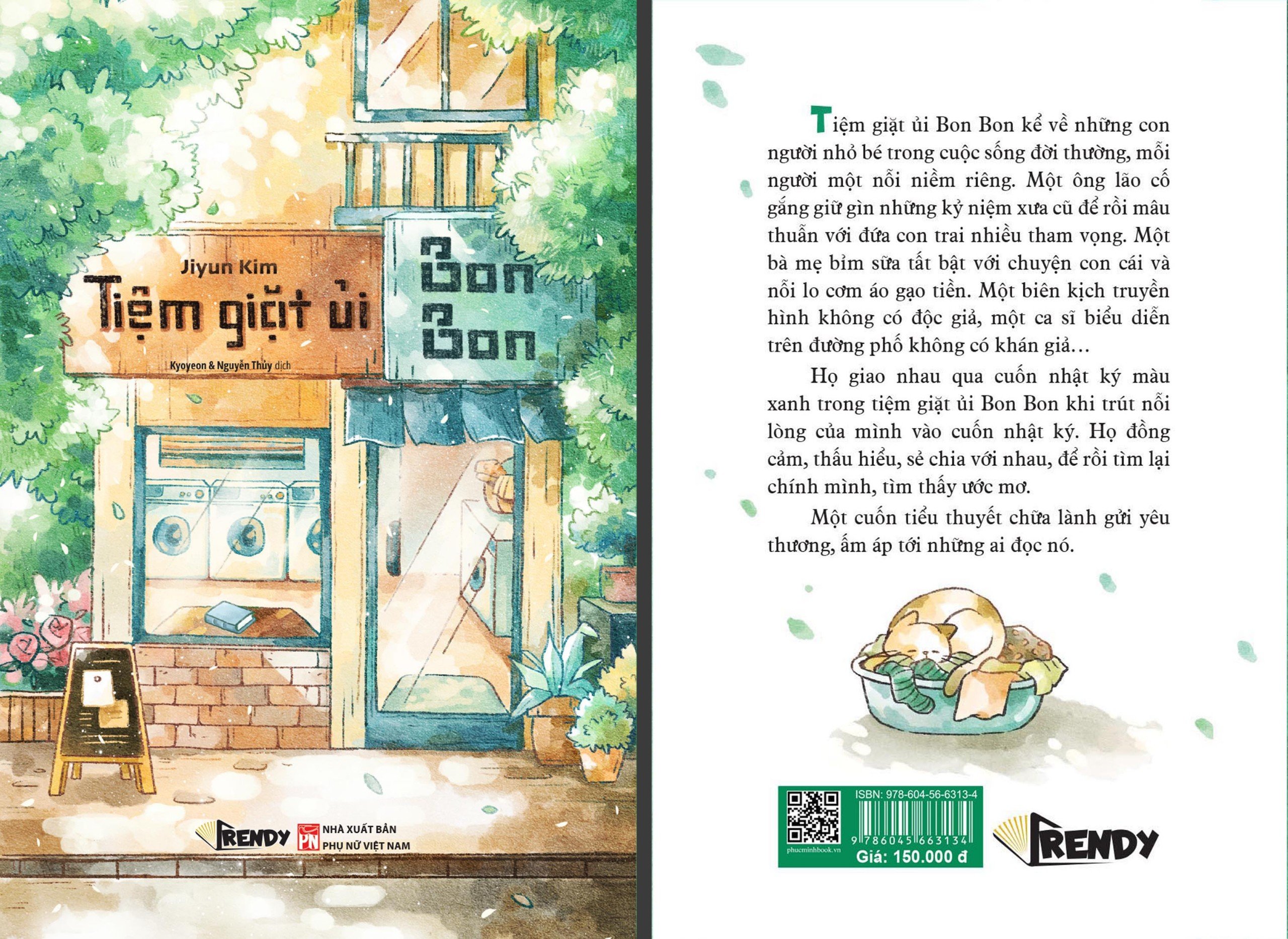 Sách văn học tiểu thuyết - Tiệm giặt ủi Bon Bon (Tác giả Jiyun Kim - Dịch giả Kyoyeon & Nguyễn Thủy)