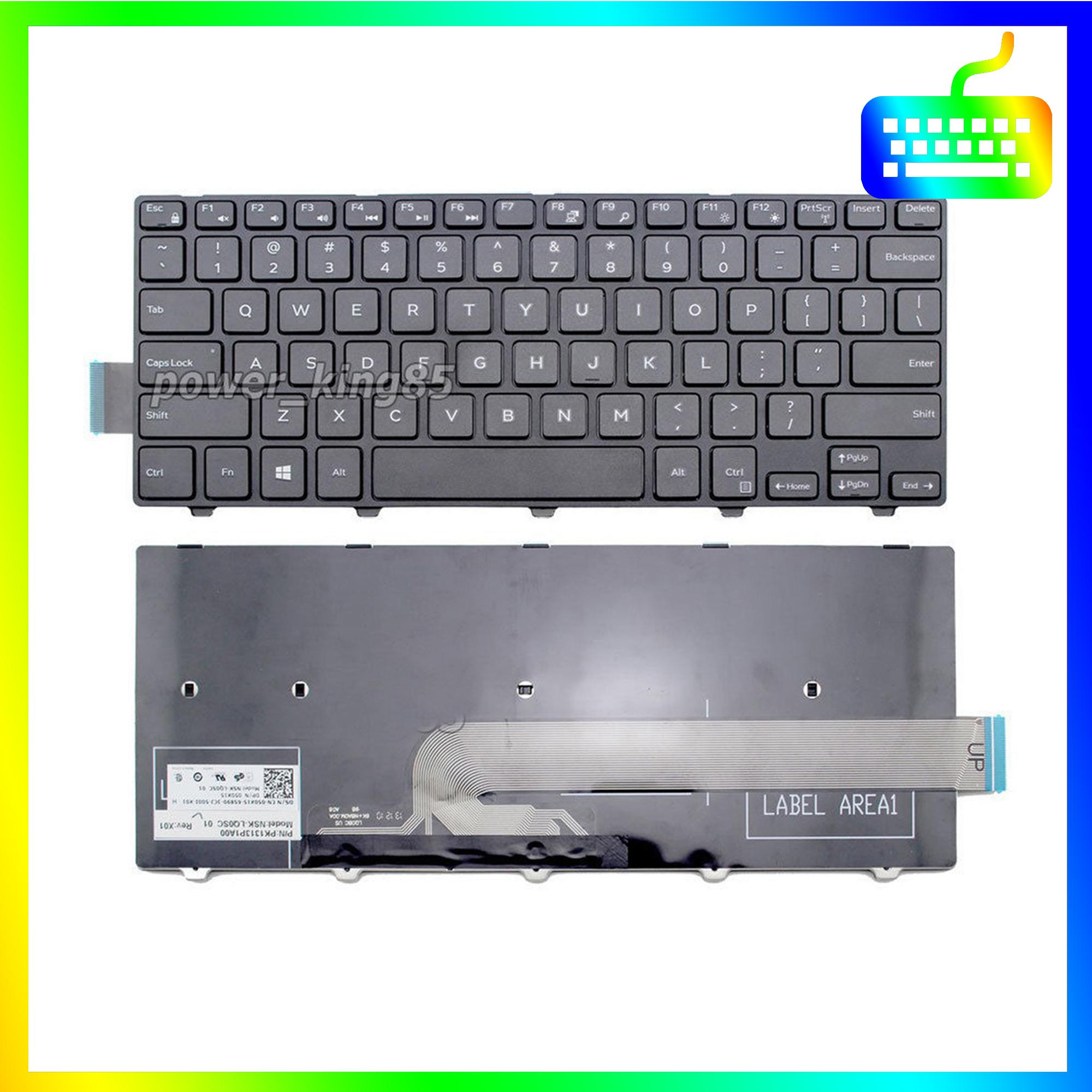 Bàn phím dành cho laptop dell 3462 3465 3441 3442 3443 3451 3452 3458 3459 Có Led - Hàng Nhập Khẩu - Sản phẩm mới 100%