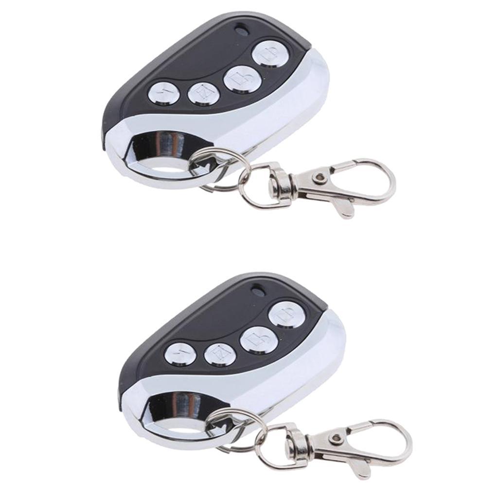 2Pieces For Garage Gate 433MHZ Wireless Remote Control Duplicator Clone Code Scanner Key 4 Channel