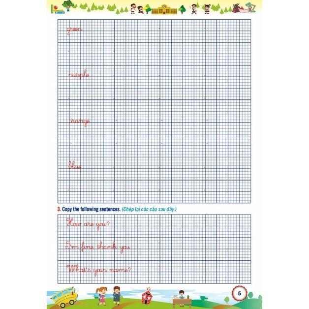 Sách - Tập Viết Tiếng Anh Lớp 2 - Biên Soạn Theo Bộ Sách Family And Friends 2 National Edition - Hồng Ân