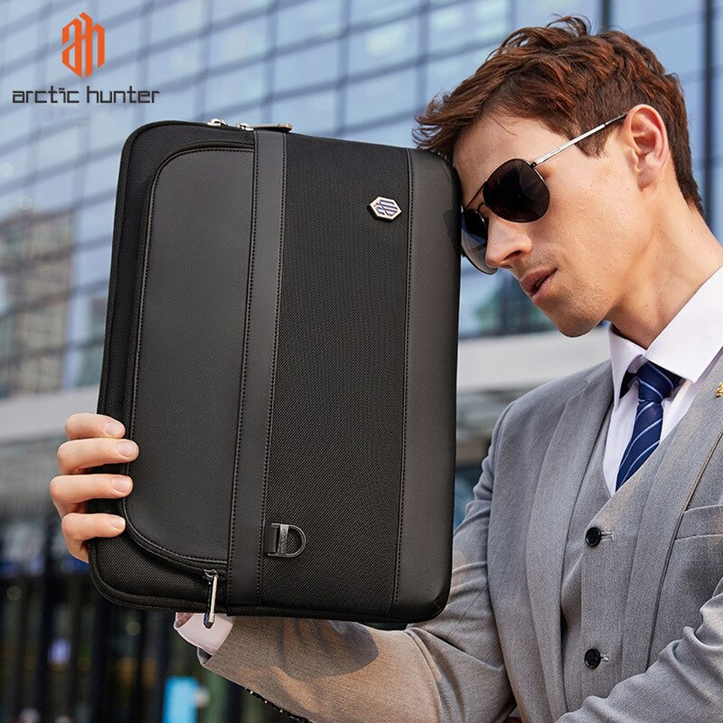 Túi chống sốc laptop Arctic Hunter GW00015 cho kích thước 14.3 inch - 15.6 inch chống nước, chống xước, chống va đập tốt