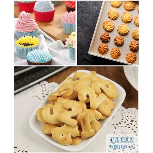 Vỉ 9 Khuôn cắt bánh quy hình số bằng thép không gỉ tạo hình bánh Cookie kiểu dáng đáng yêu, xinh GD522-Khuonbanh-So