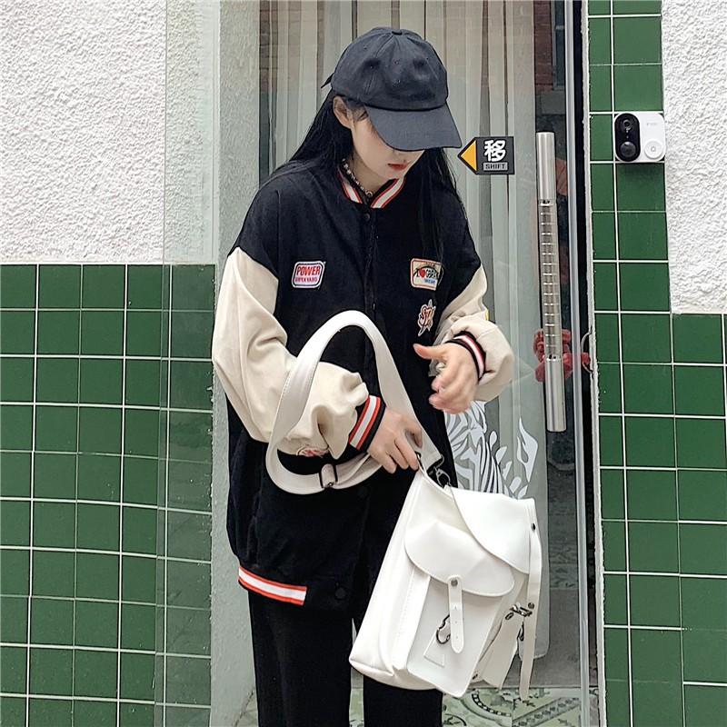 Áo khoác bomber unisex - Áo khoác bóng chày chất NHUNG TÂM oversized trẻ trung năng động