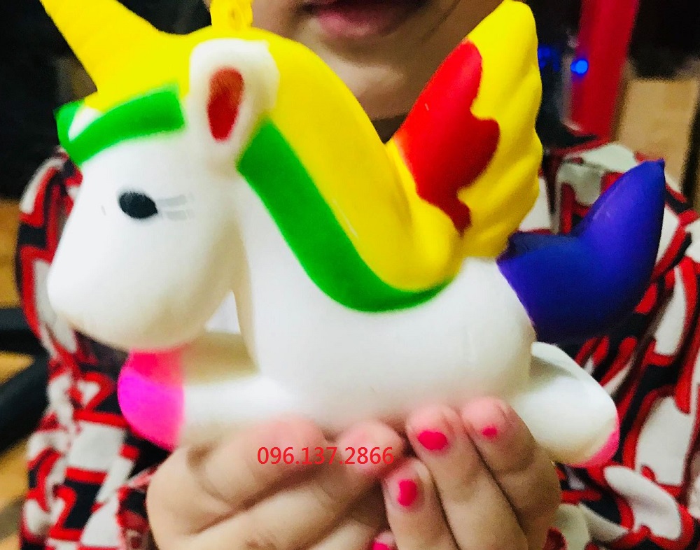 Đồ chơi Squishy ngựa thần đáng yêu hết cỡ