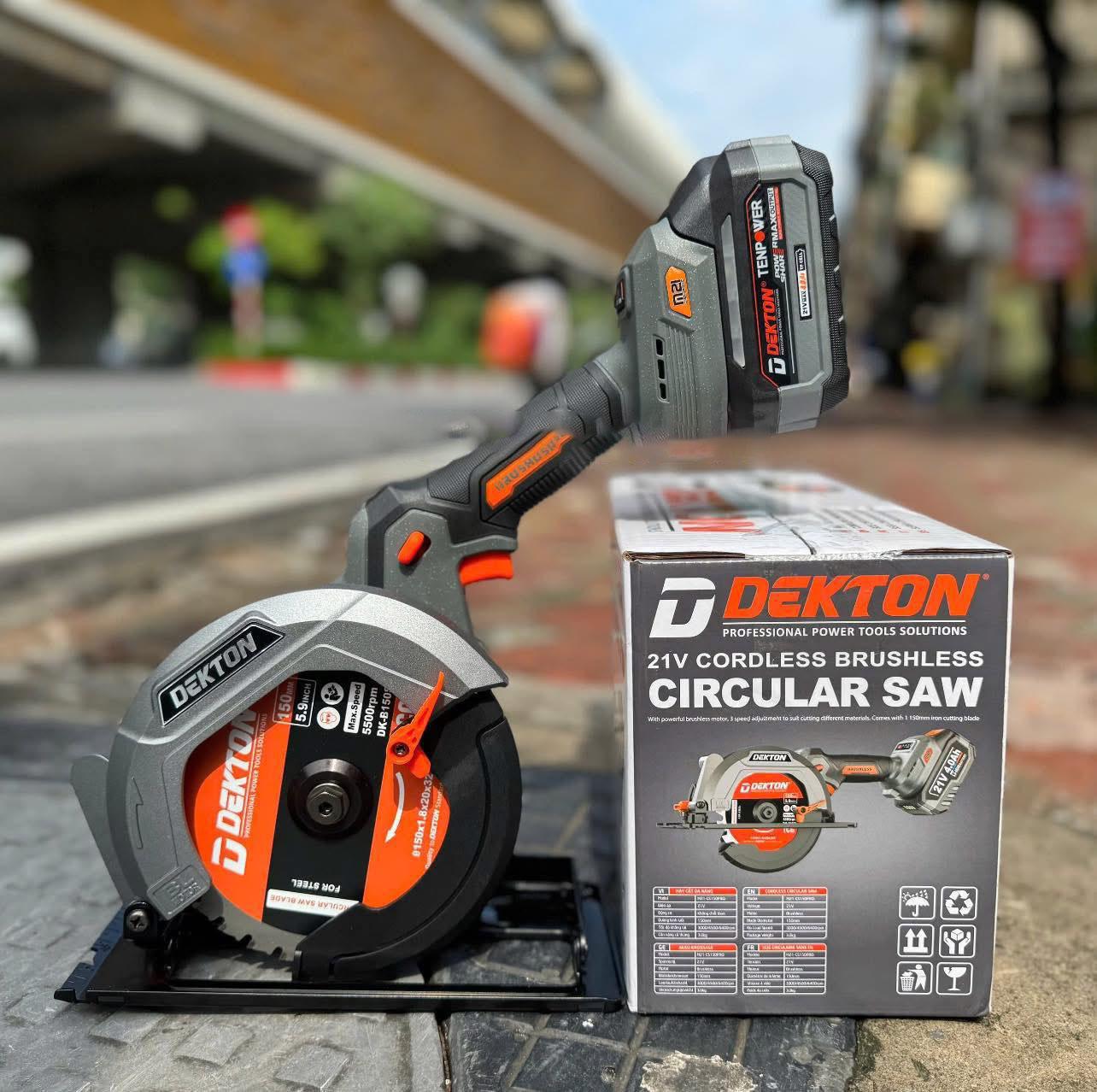 THÂN MÁY CƯA ĐA NĂNG PIN 21V BRUSHLESS (3 TỐC ĐỘ) LƯỠI 150MM M21-CS150PRO DEKTON - HÀNG CHÍNH HÃNG