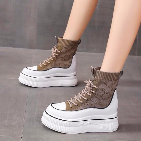 Giày Bốt Nữ, Giày Thể Thao Nữ Đế Độn 7 Phân Sneaker Ulzzang Store 2022 Chất Lượng Đi Chơi Đi Tiệc