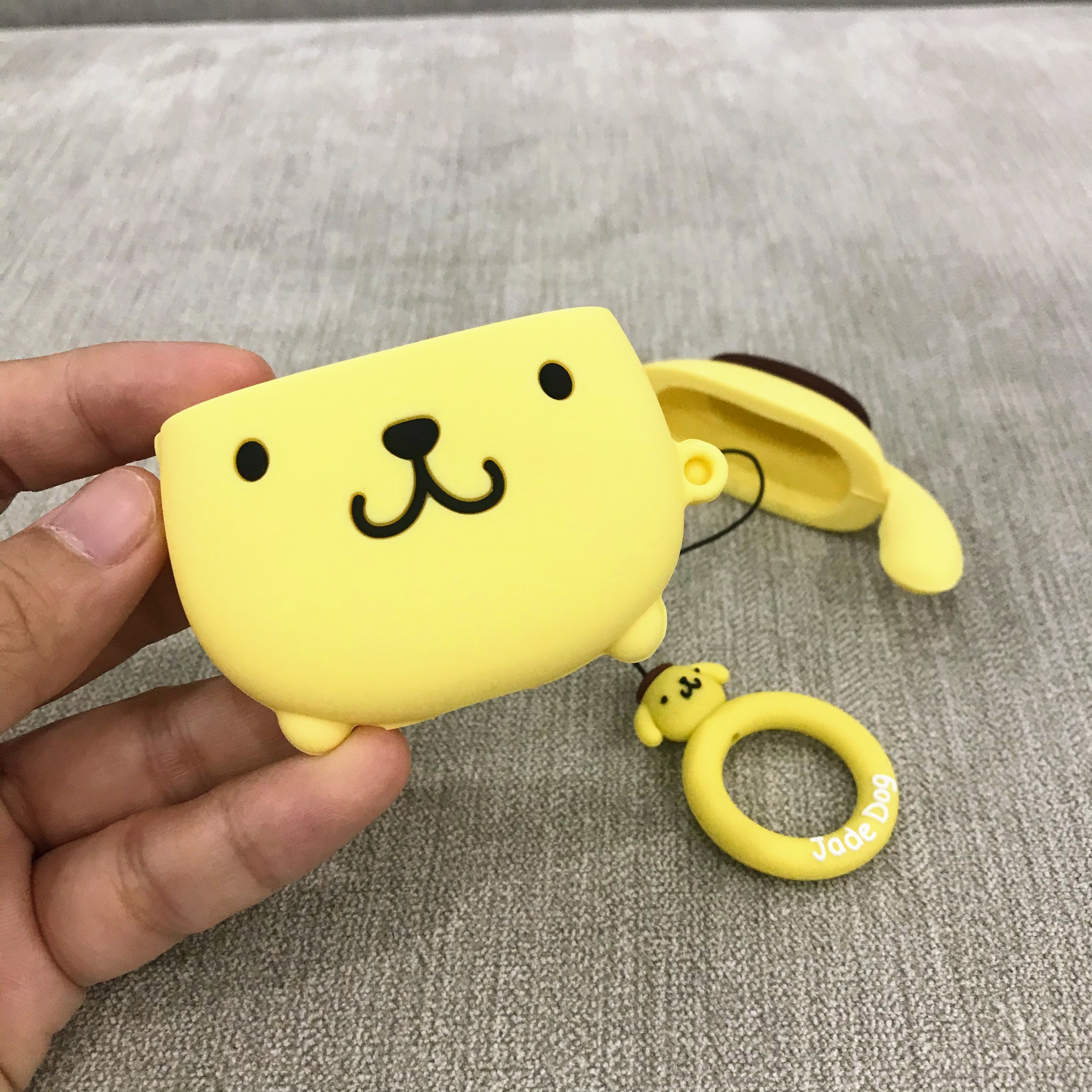 Case Dành Cho Airpods 1 / Airpods 2 - Ốp Bảo Vệ Dành Cho Airpods 1 / Airpods 2 Cao Cấp - Cún Vàng