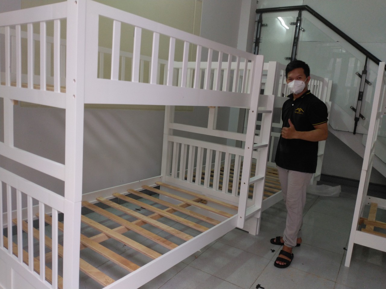 Giường 2 Tầng Xuất Khẩu Unit 1M2