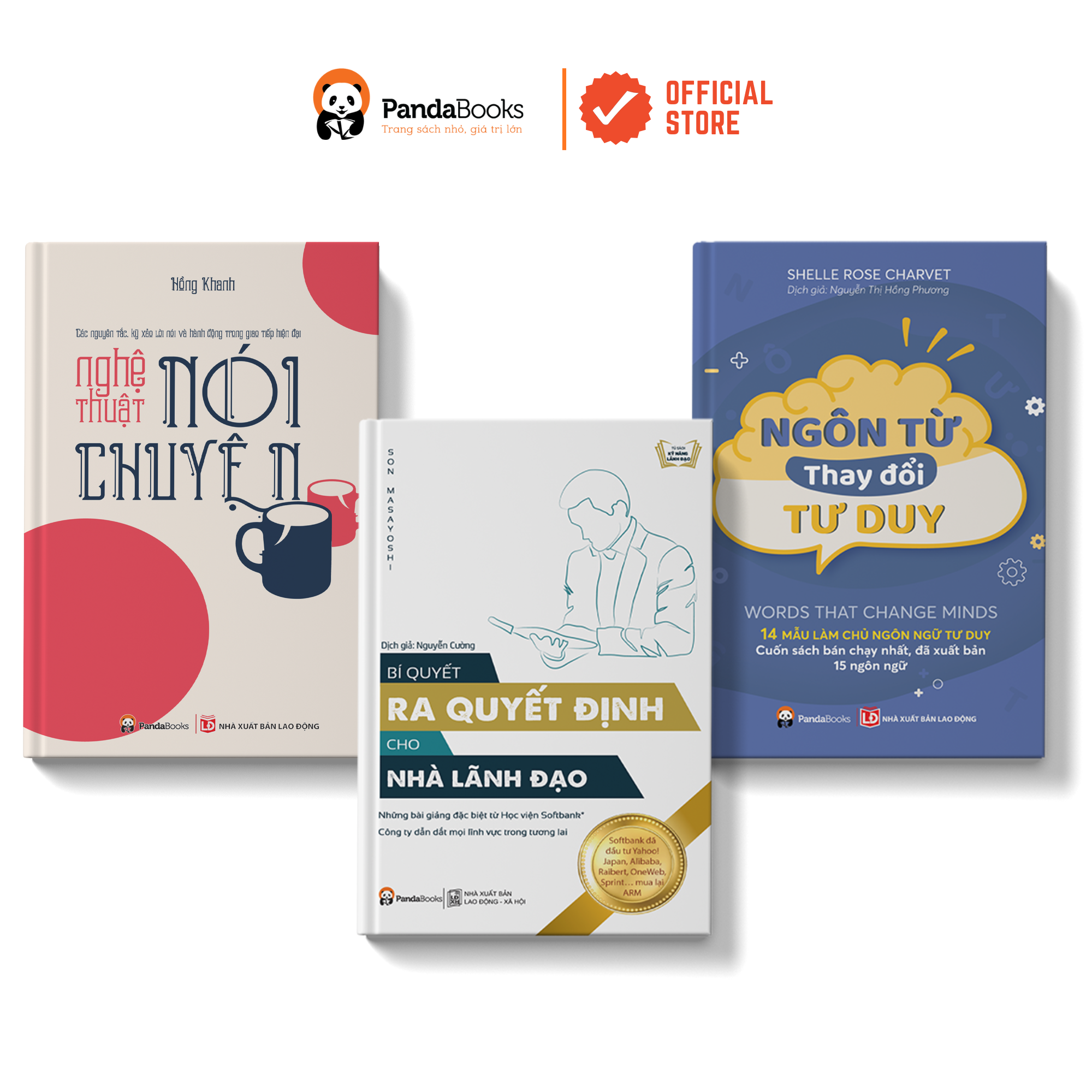 Sách - Combo 3 cuốn Nghệ thuật nói chuyện, Bí quyết ra quyết định, Ngôn từ thay đổi tư duy