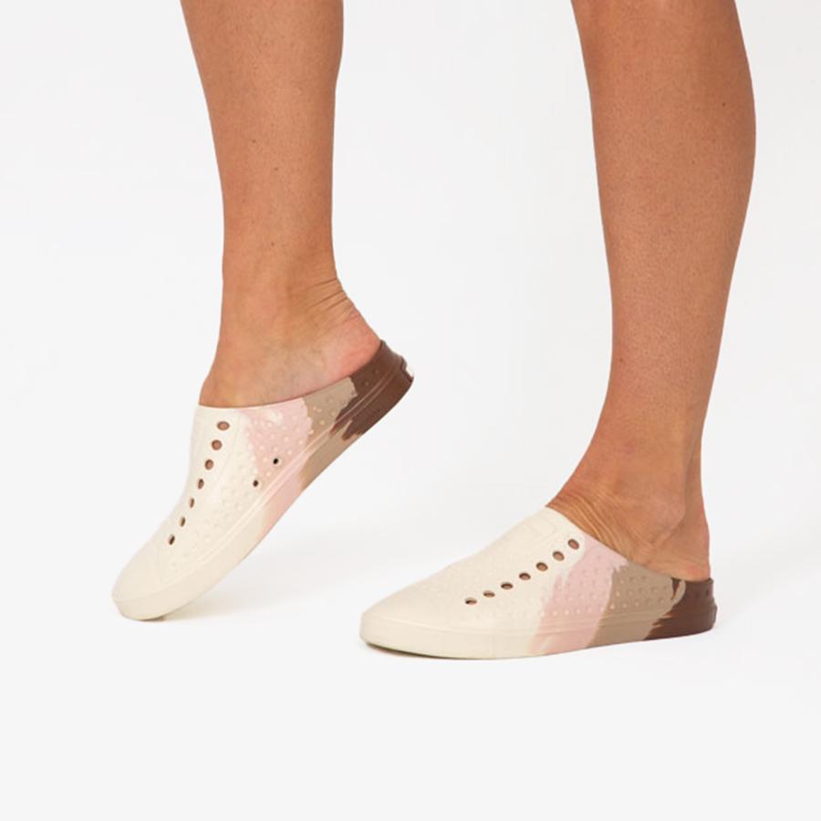 Giày Mules Unisex NATIVE Jefferson Clog Marble