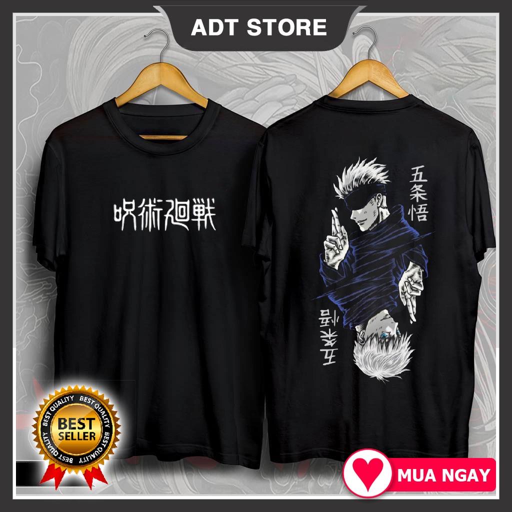 Áo thun Unisex Jujutsu Kaisen Satoru Gojo,Fushiguro father and Son, Megumi and toji Fushiguro, Anime độc đẹp giá rẻ