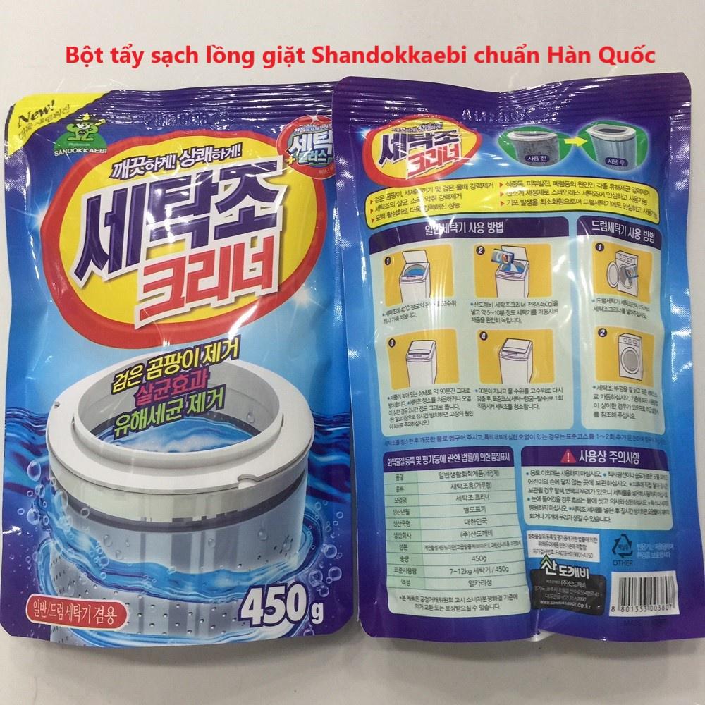 Bột tẩy, vệ sinh lồng máy giặc Hàn Quốc