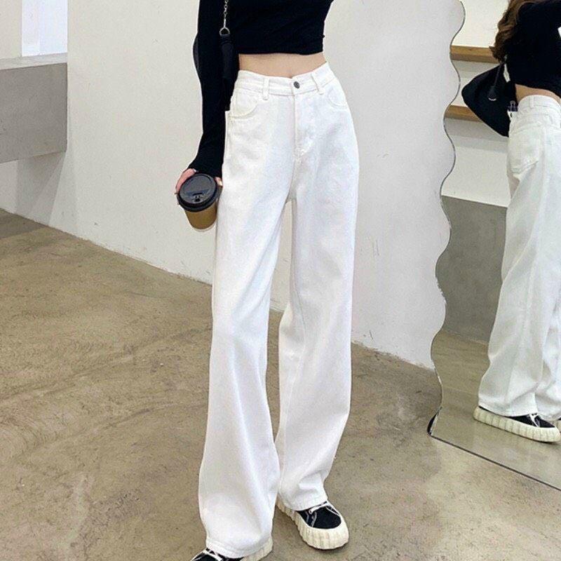 - - QUẦN BÒ RỘNG TRƠN TRẮNG - - mẫu hot 2022