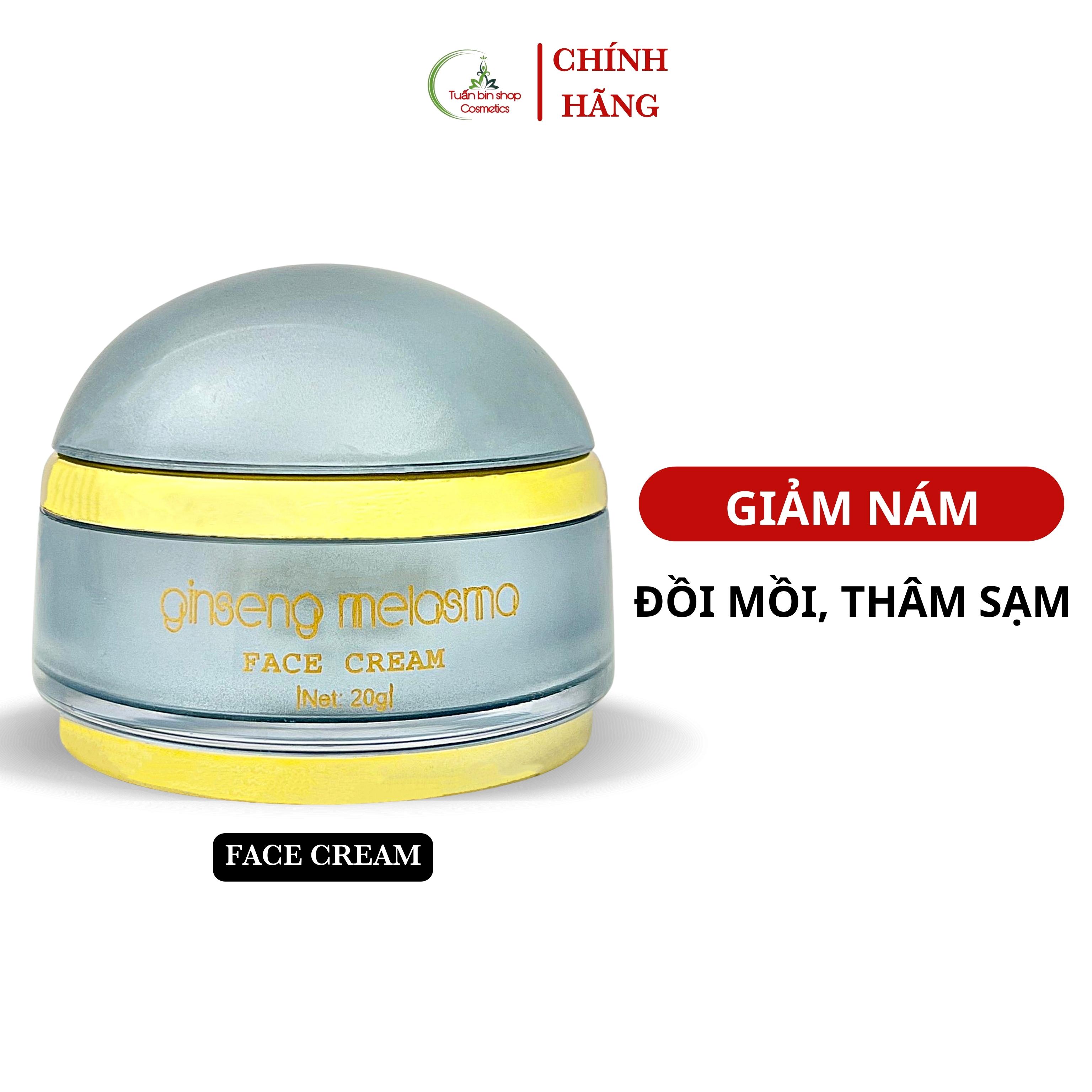 Kem nám tàn nhang Acosmetics, face nám nhân sâm, dưỡng trắng da mặt 25g