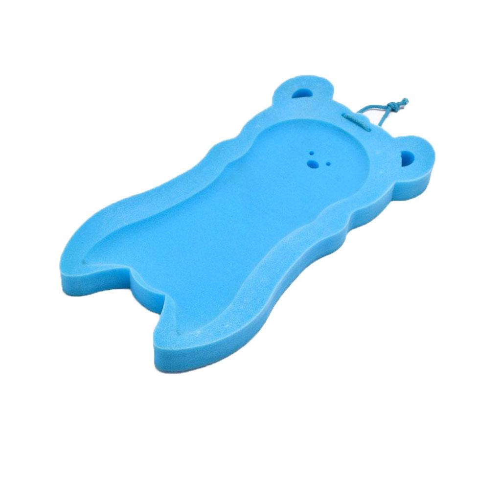 2 Pieces Cute Skid Proof Baby Bath Sponge Bath Cushion Pad Comfy Shower Mat
