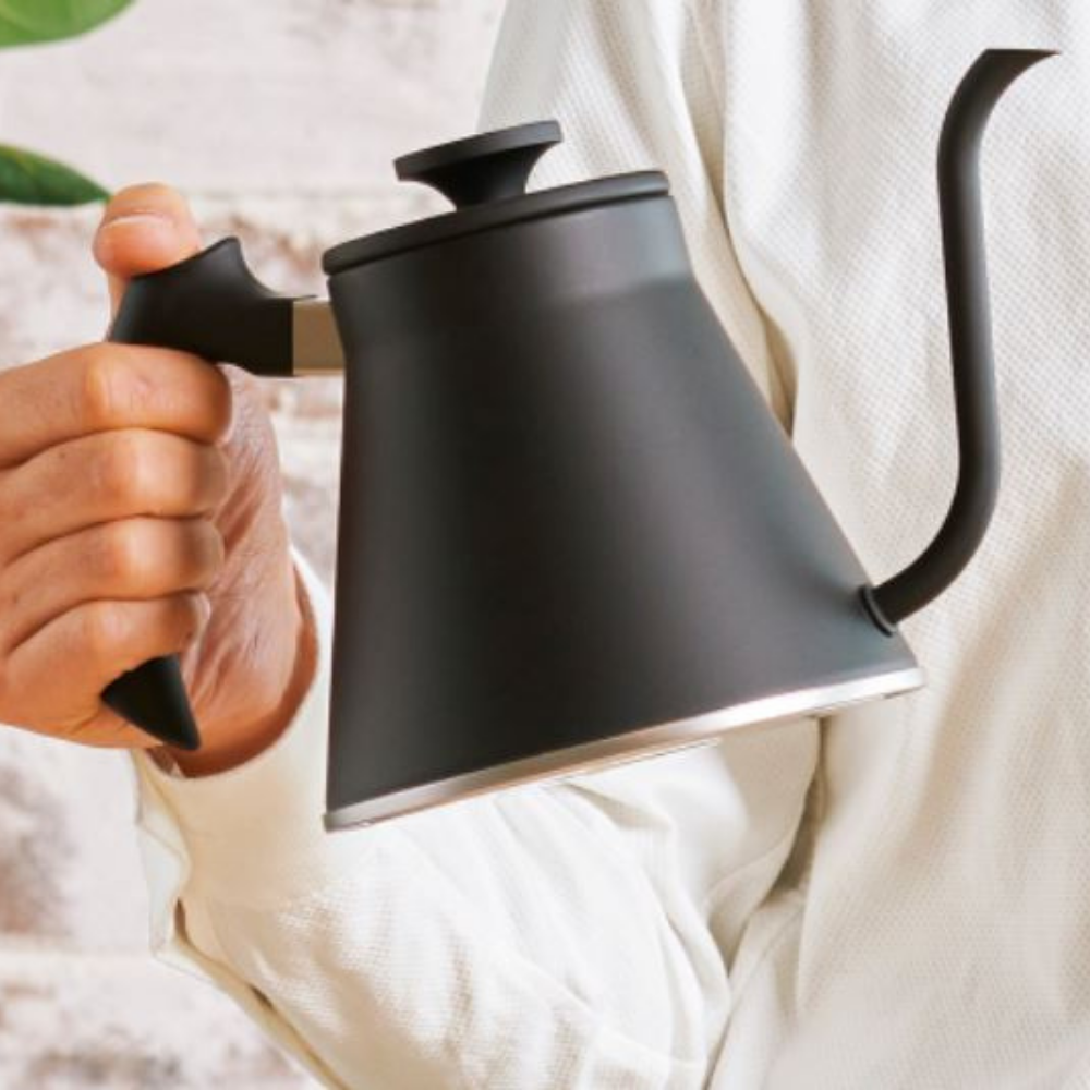 Ấm cổ ngỗng pha cà phê HARIO V60 1.2L (Đen nhám) - Drip Kettle Fit 1.2L VKF-120-MB