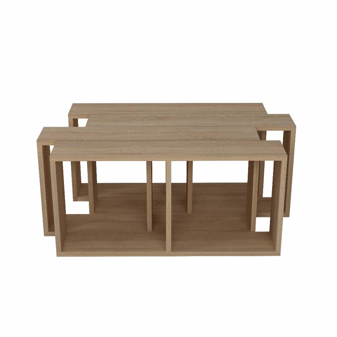 Bàn sofa dáng thấp cho phòng khách SMLIFE Calvin
