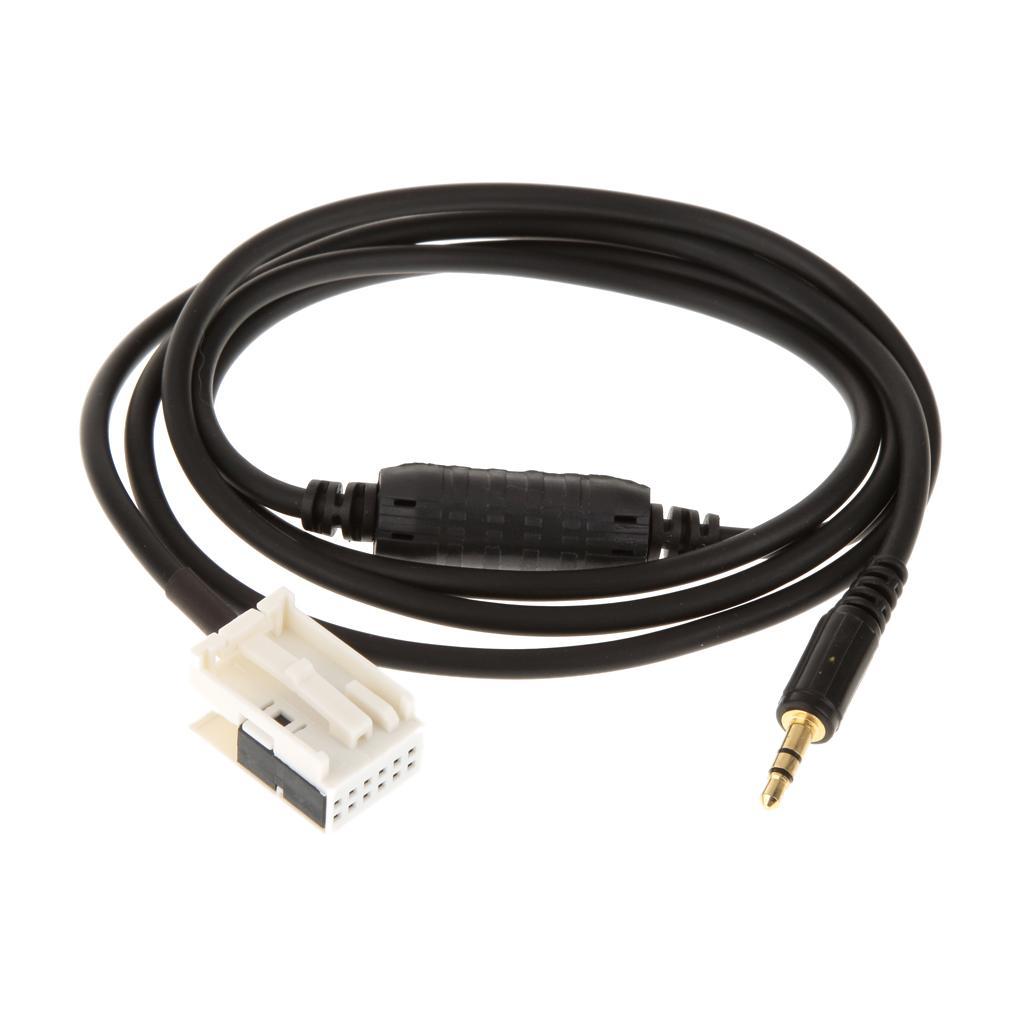 3.5mm AUX-IN Adapter Auxiliary Cable For  Z4 E85 X3 E83   E60 E61