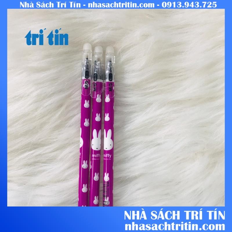 Bút gel nước tẩy xóa được M&G ngòi 0.5mm FKP 65830 mực tím )
