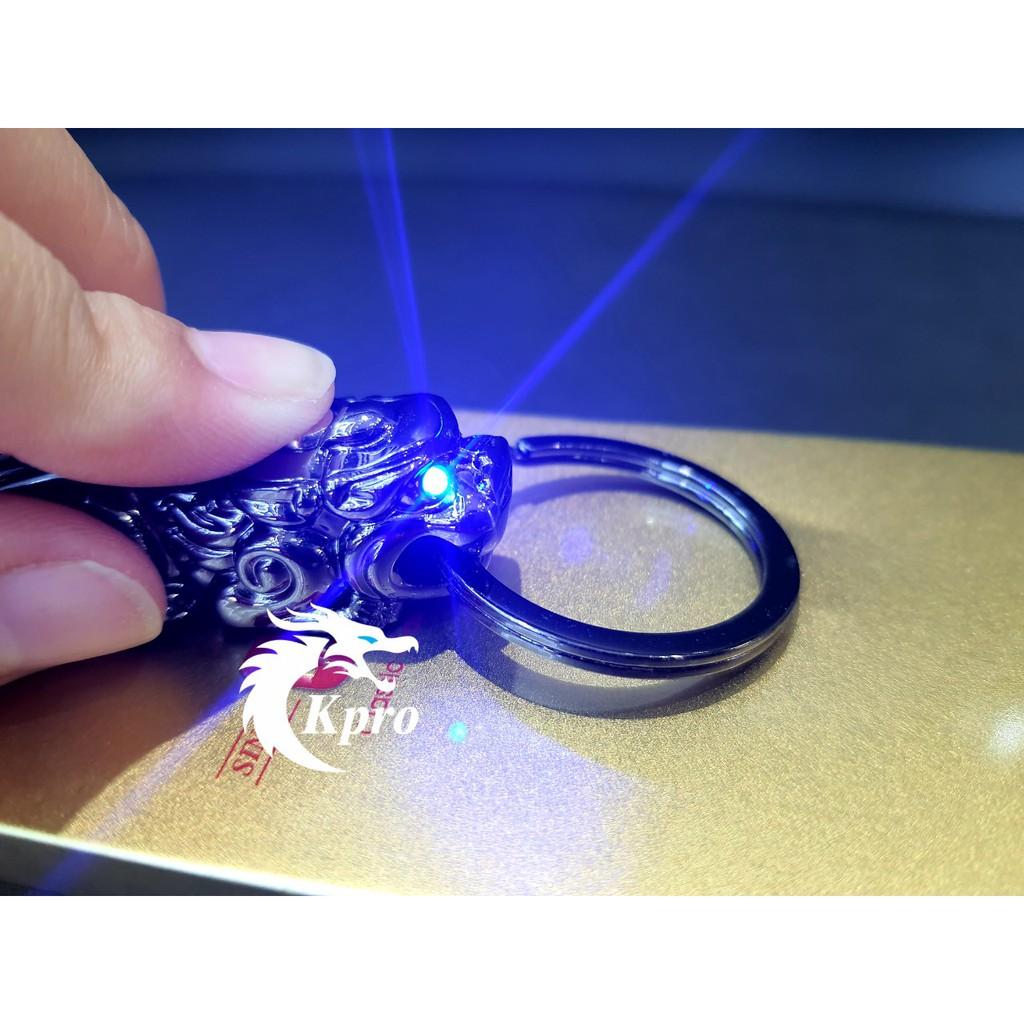 MÓC KHÓA TỲ HƯU ĐÈN PIN