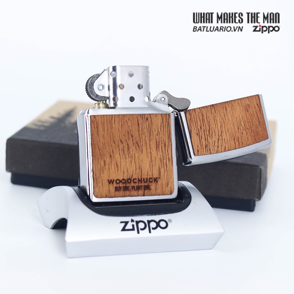 Bật Lửa Zippo 49038 – Zippo Woodchuck Usa Mahogany