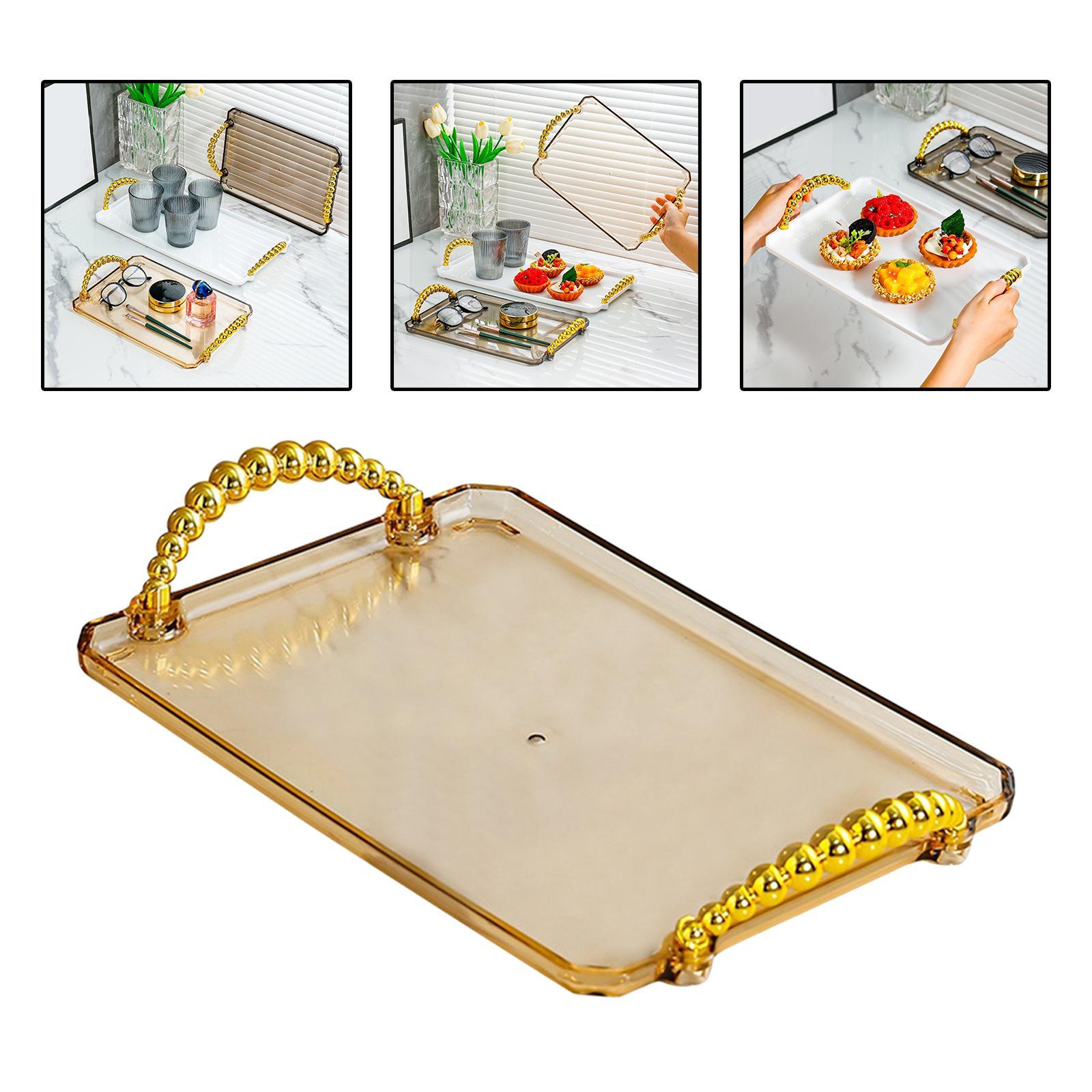 Nordic Serving Tray, Storage Organizer, Multifunction Dessert Tray Food Snack Tray for Home Kitchen