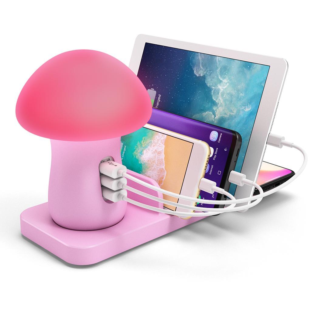 LED Light 3 Port USB Charging Charger Station Hub For /for UK