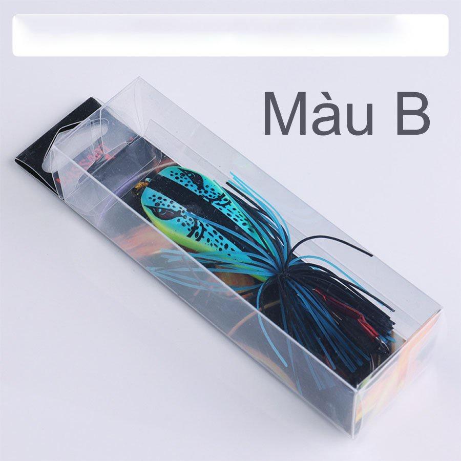 Mồi câu lure cá lóc Jum Frog Pass nhái nhảy 3D nhiều màu lựa chọn M14