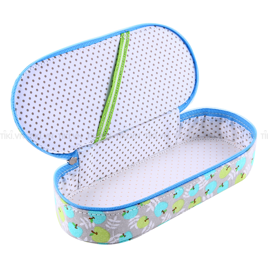 Bóp Viết Vải Oval Trái Táo Vi Va (8.5 x 20.5 cm)