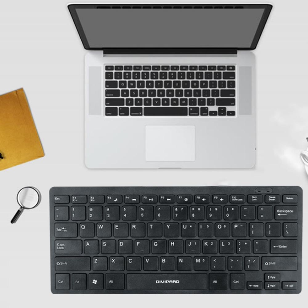 2.4GHz Đa Phương Tiện Nút Công Thái Combo Mini Gia Đình Bàn Phím Chuột Không Dây Siêu Mỏng Quang Chơi Game Không Trượt Nhạy Cảm