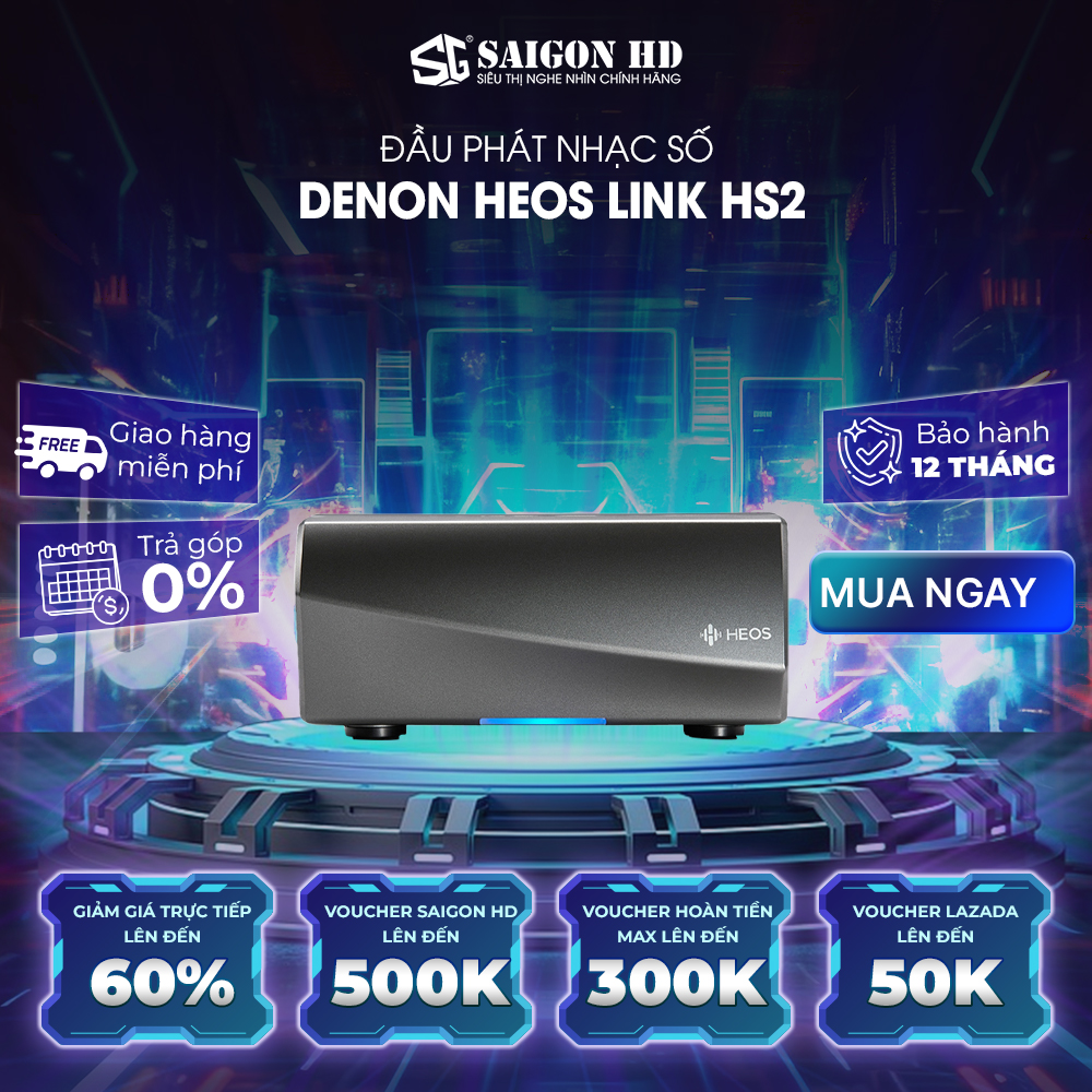 Đầu phát nhạc số DENON Heos Link Hs2 – Hàng chính hãng, giá tốt