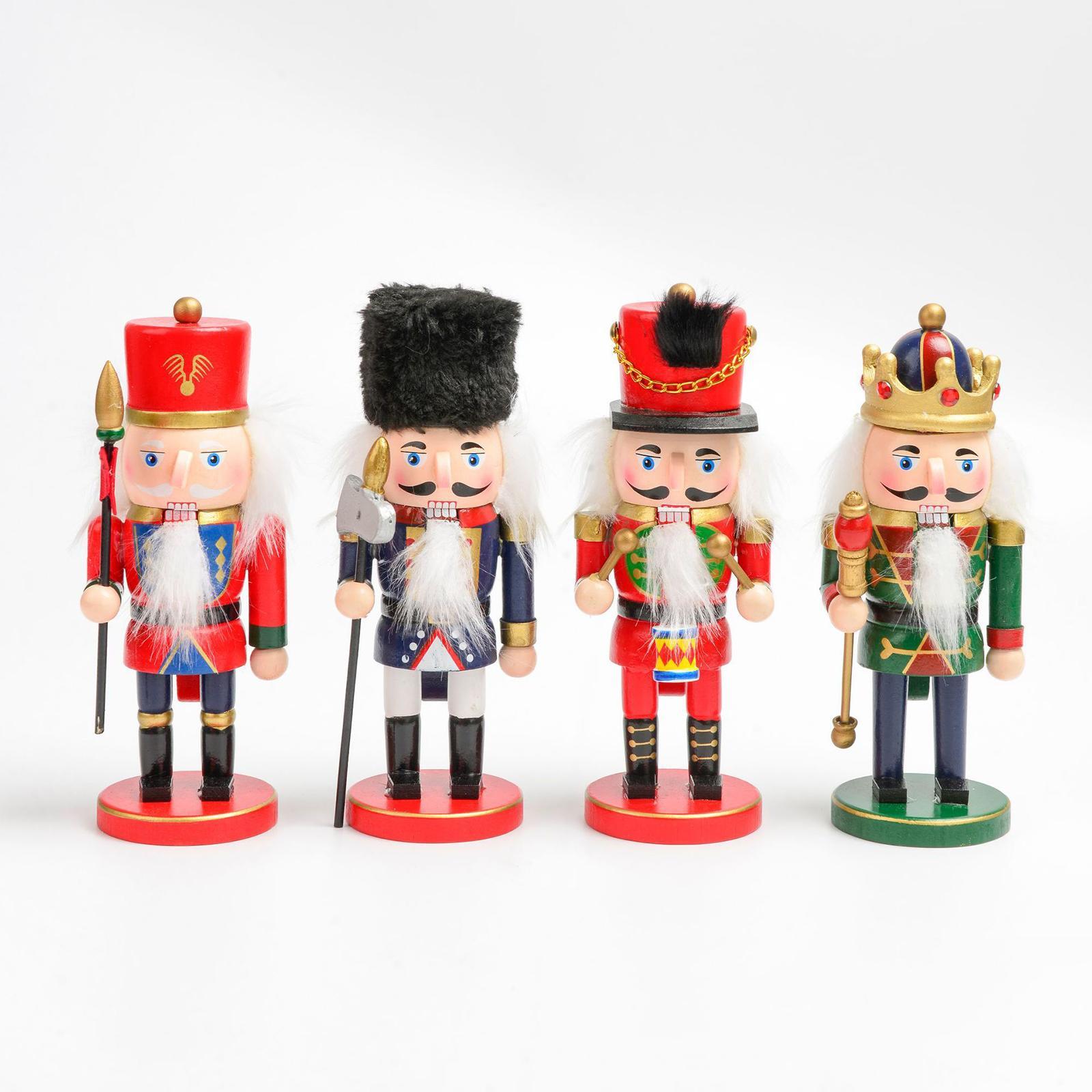 Nutcracker Figurine for Party Festive Bookcase Desktop Decorative